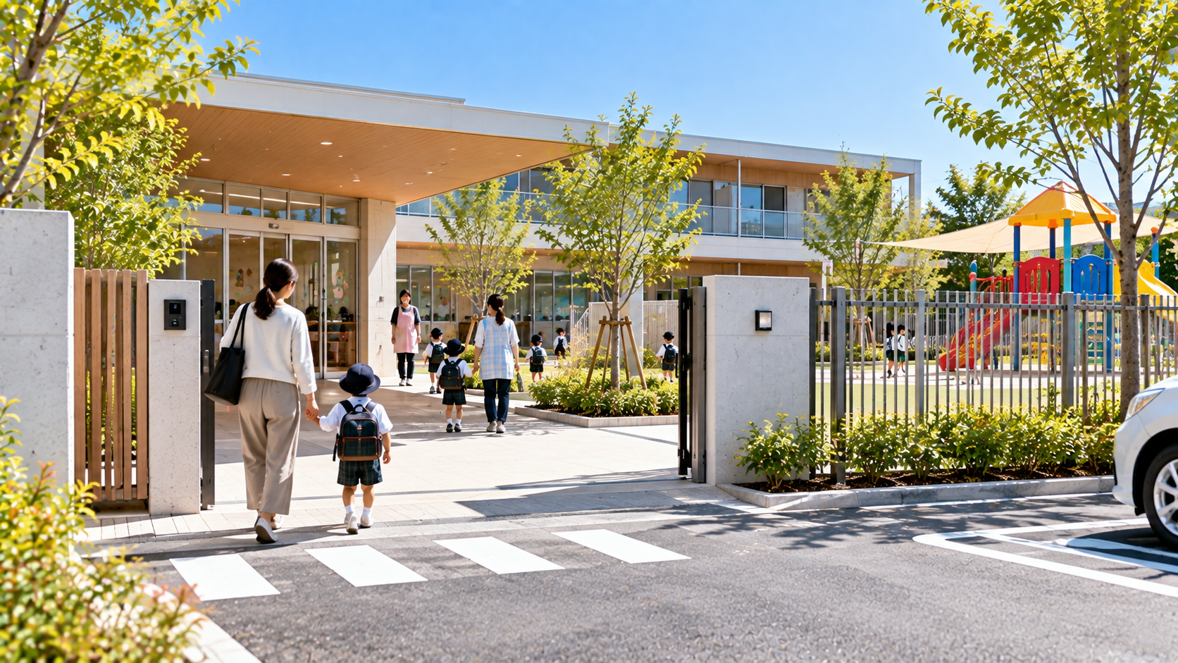 福岡市の幼稚園・保育施設外構工事