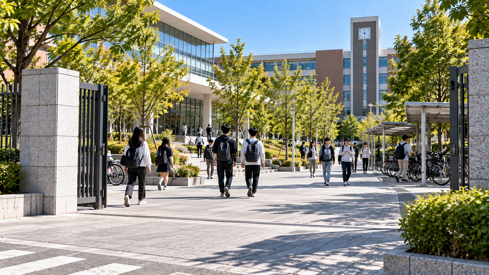 福岡市の大学・学校外構工事