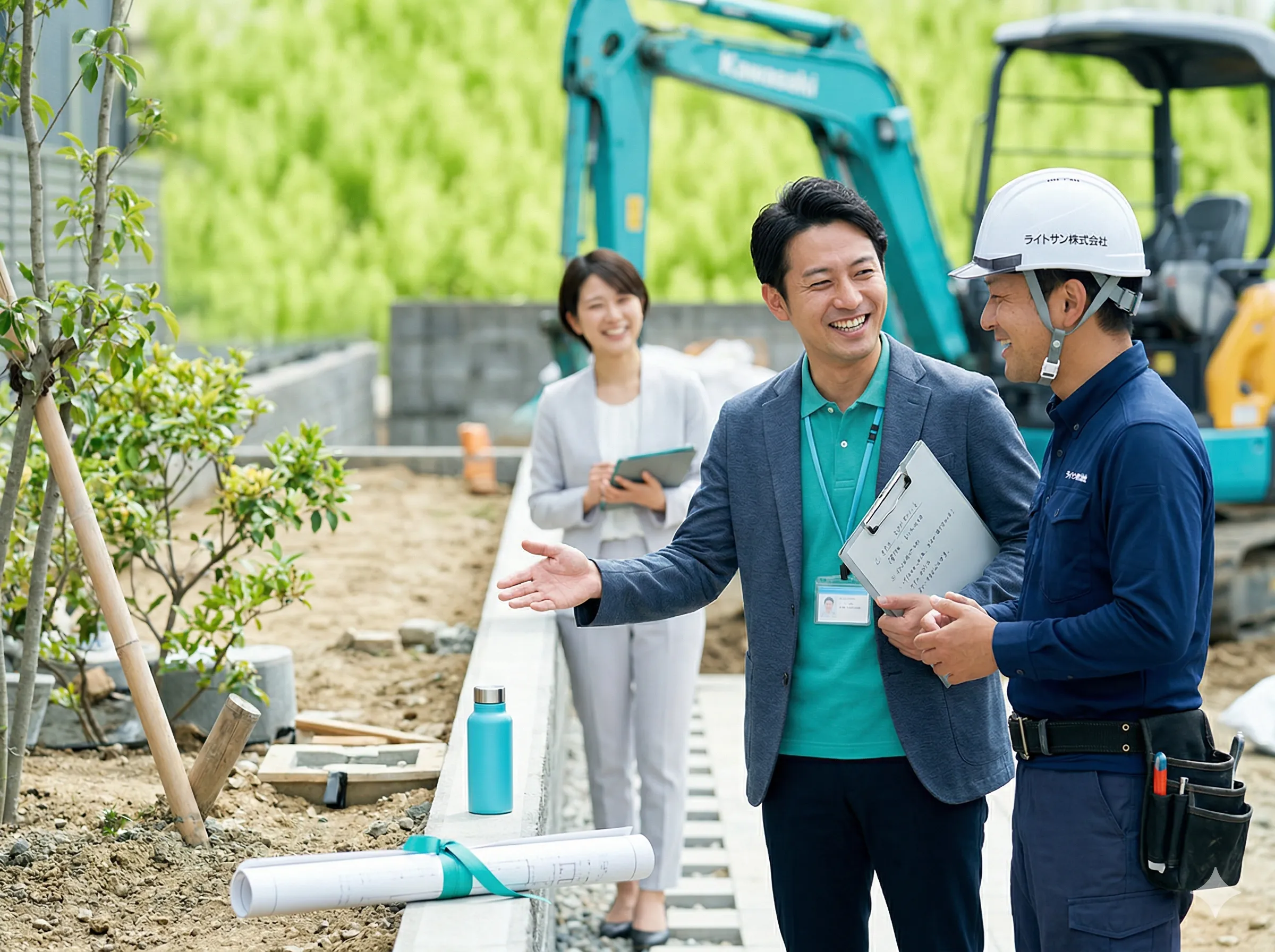 福岡で法人・施設向け外構工事の相談に親身に対応するライトサン株式会社のイメージ